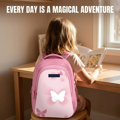 18" Stylish and light weight Butterfly School Backpack
