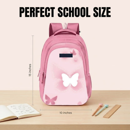 18" Stylish and light weight Butterfly School Backpack