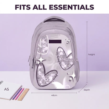 18" Stylish and light weight Butterfly School Backpack
