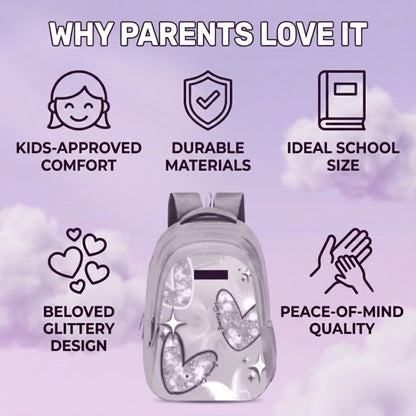18" Stylish and light weight Butterfly School Backpack