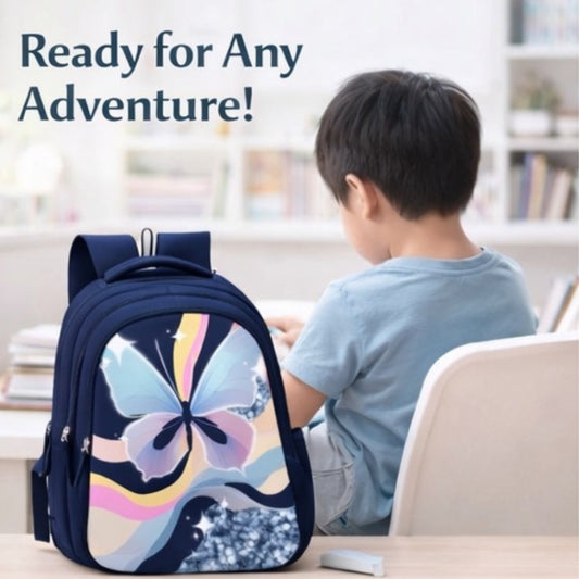 18" Stylish and light weight Butterfly School Backpack
