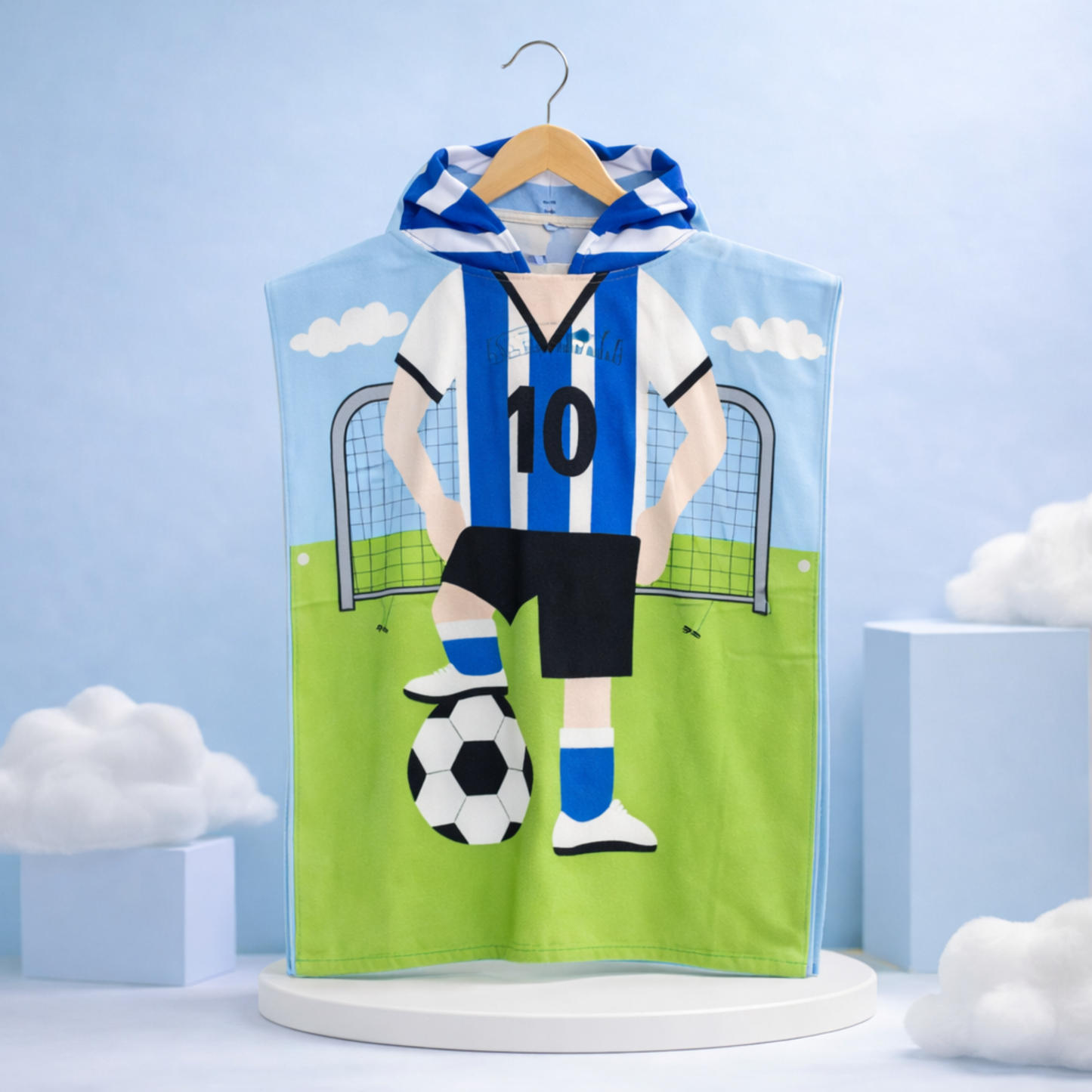Kids Hooded Bath Towel – Cartoon Character Quick Dry Beach & Swim Towel