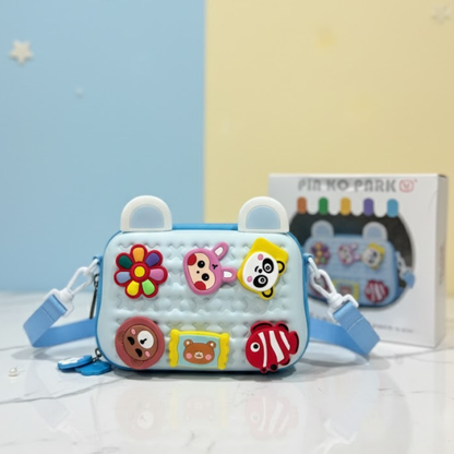 Silicone Sling bags with charms