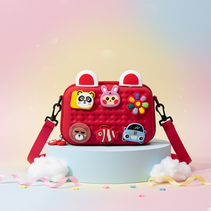 Silicone Sling bags with charms