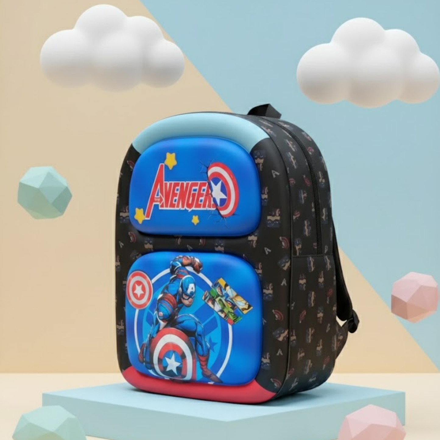 3D Hard Shell Backpack Bag