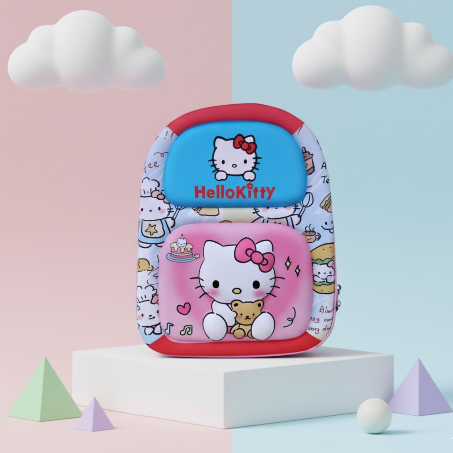 3D Hard Shell Backpack Bag