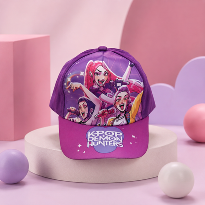 | Adjustable Pink Baseball Cap for Kids