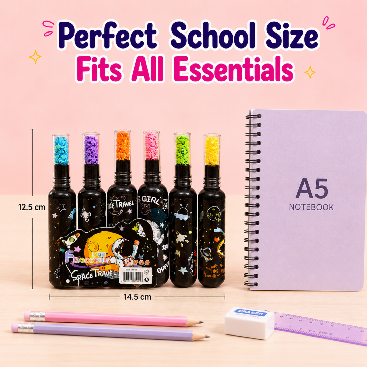 Set of 6 Bottle shape HIghlighters