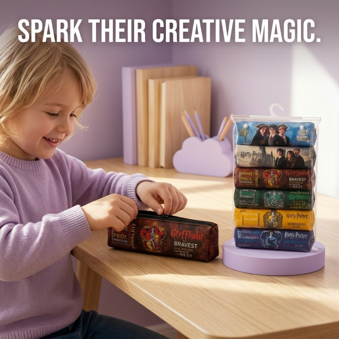| Hogwarts Pencil Pouches for Kids