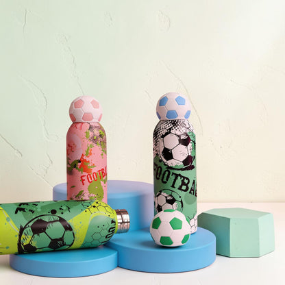 Football Theme stainless steel Water Bottle