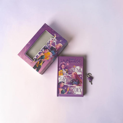 KPOP Huntrix Lock Diary - A5 size