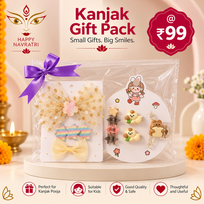 Kanjak gift pack - Hair Accessories  (2 sets combo)