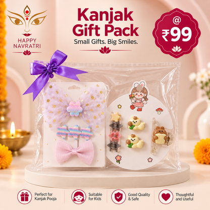 Kanjak gift pack - Hair Accessories  (2 sets combo)