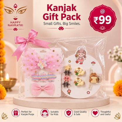 Kanjak gift pack - Hair Accessories  (2 sets combo)