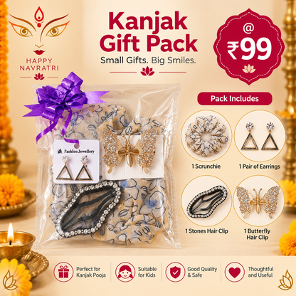 Kanjak Gift Pack – Hair Accessories Set -4Pcs