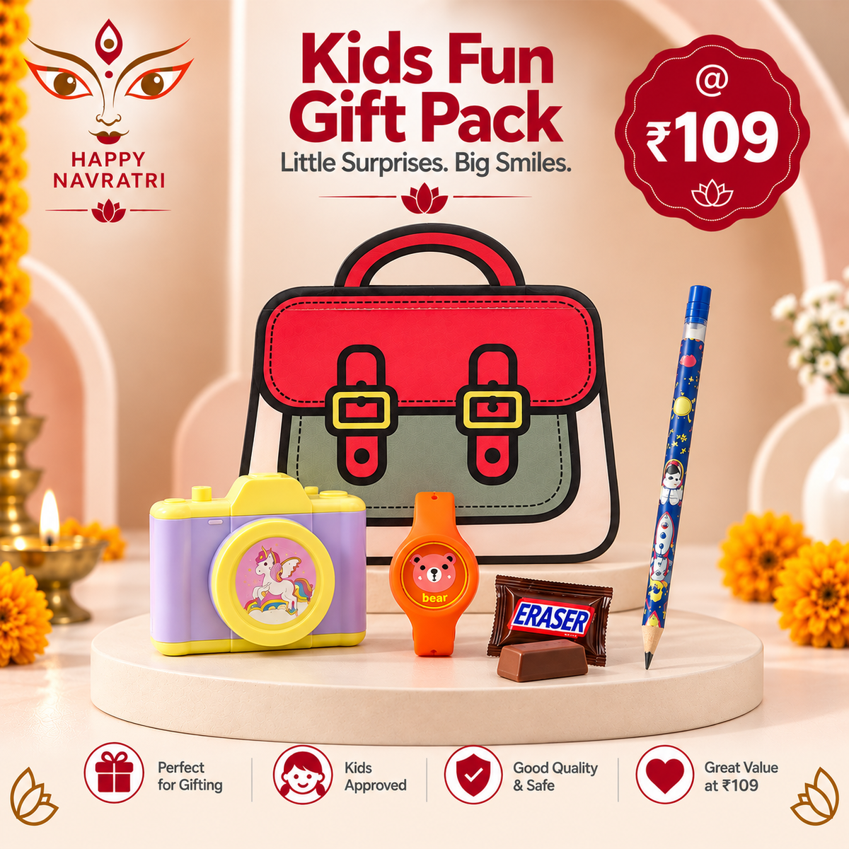 Kids Fun Gift Pack | Character Stationery & Accessories