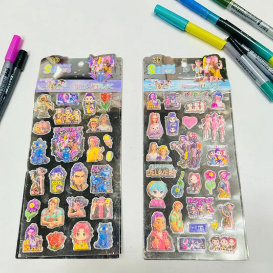 KPOP 3D Puffy Stickers for Kids