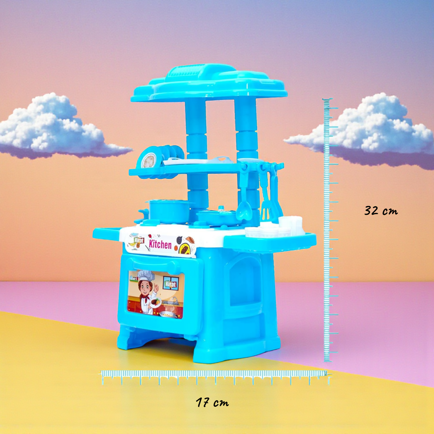 Kitchen Play Set (32 Pieces) | Pretend play