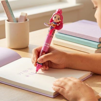 KPOP Erasable Gel Pen - with Character Tops