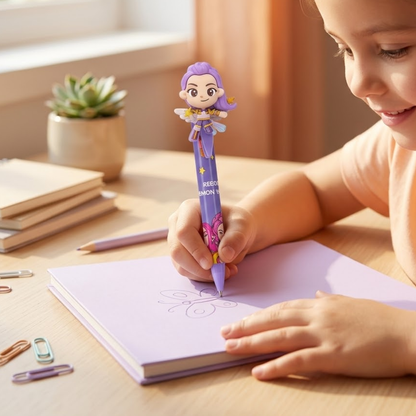 KPOP Erasable Gel Pen - with Character Tops