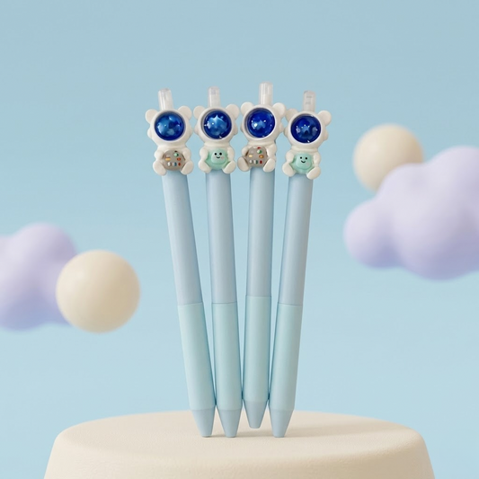 Cute astronaut mechanical pencil for kids, 0.5mm kawaii pencil for school, return gift stationery for children