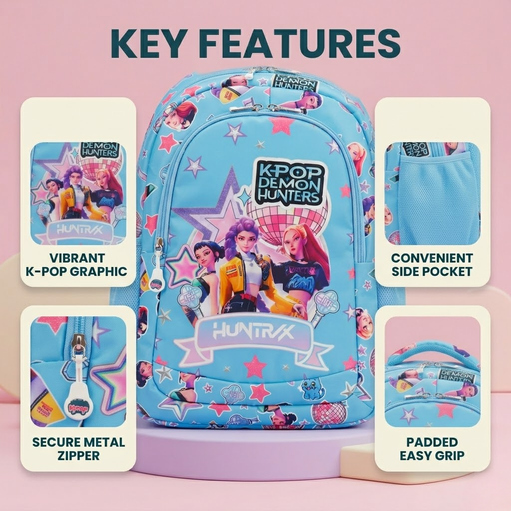 18" K-Pop Demon Hunters Backpack