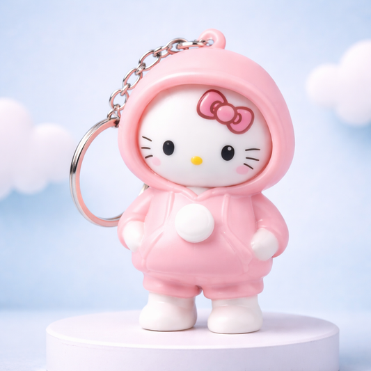 Face Changing LED Keychain Toy