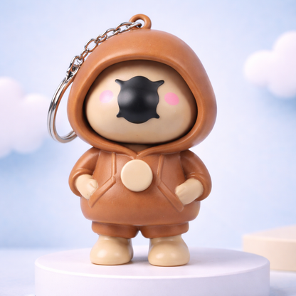 Face Changing LED Keychain Toy