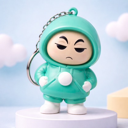 Face Changing LED Keychain Toy