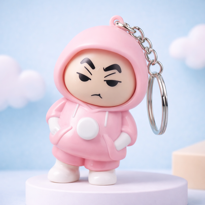 Face Changing LED Keychain Toy