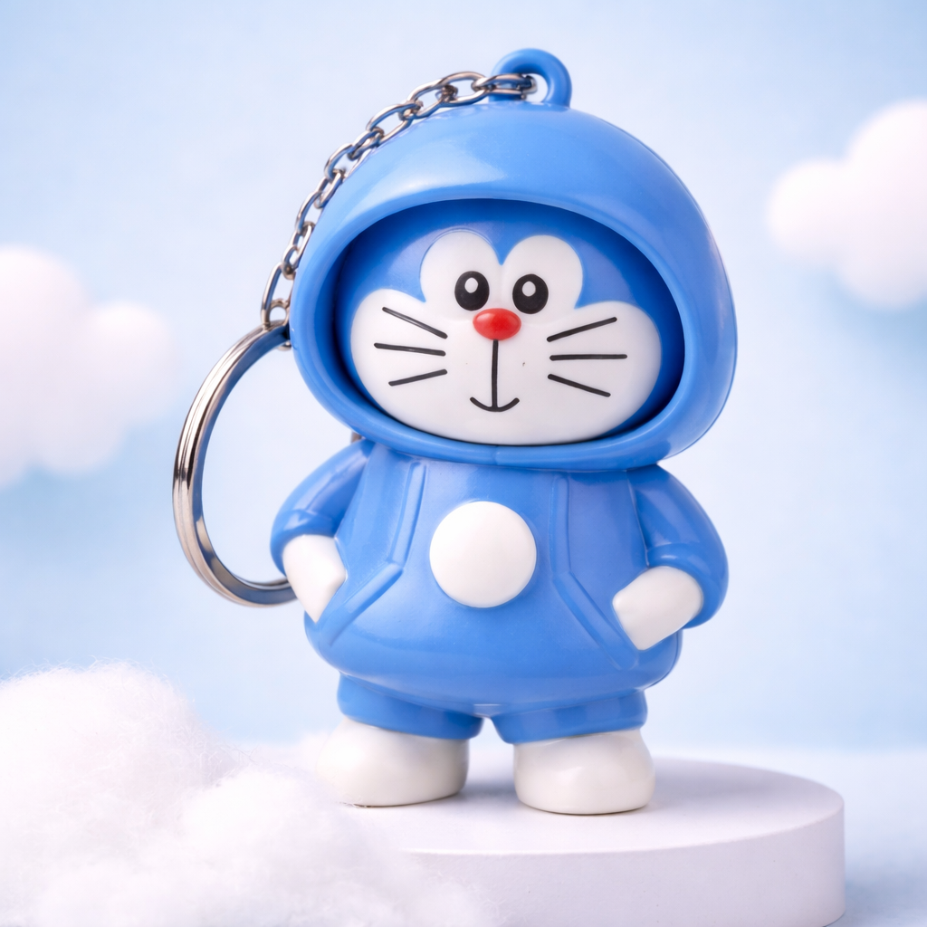Face Changing LED Keychain Toy