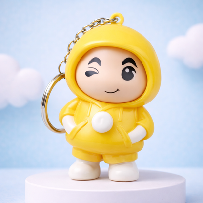 Face Changing LED Keychain Toy