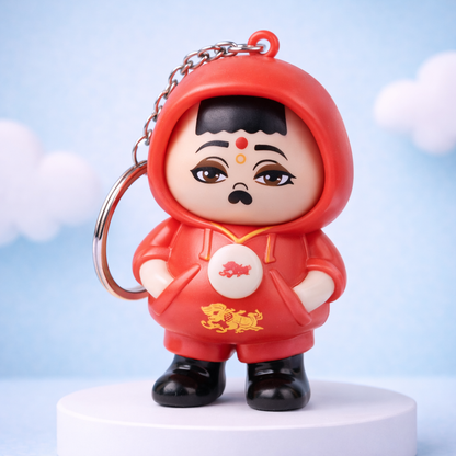 Face Changing LED Keychain Toy