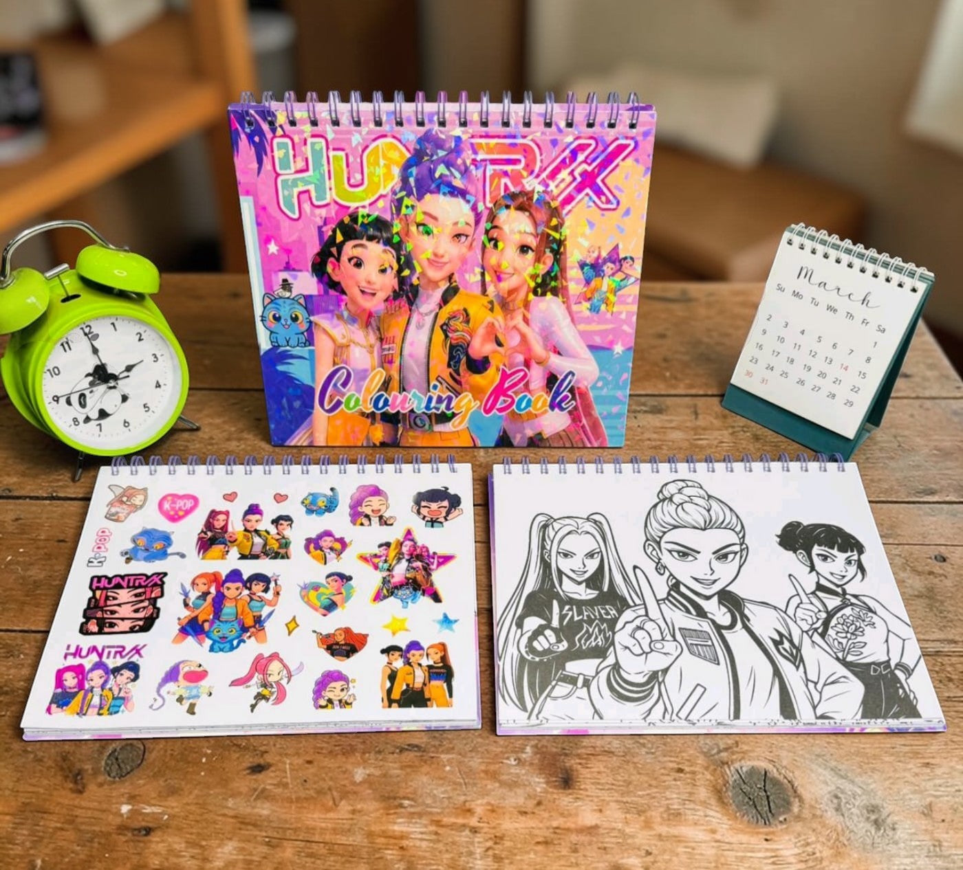 KPOP Coloring book with stickers