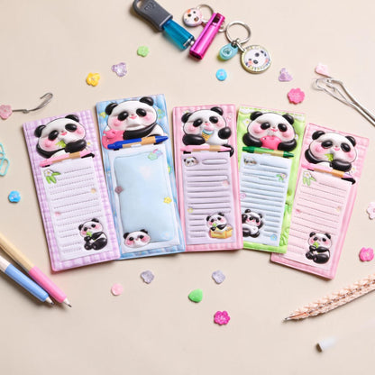 Cute Fridge Magnet Sticky Notes with Pen –Kids/Home Organizer