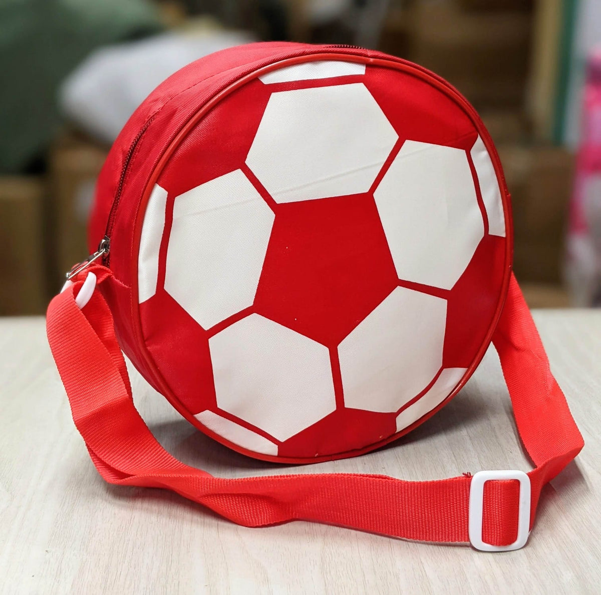 Football Sling Bag with Adjustable Strap