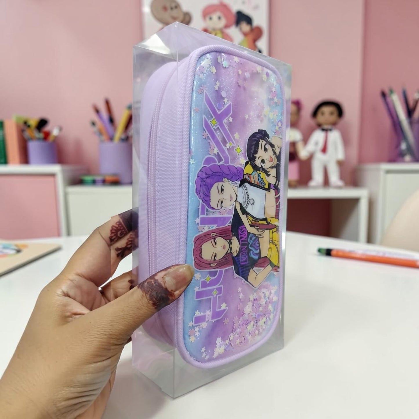 KPOP Huntrix animated Pencil Pouch